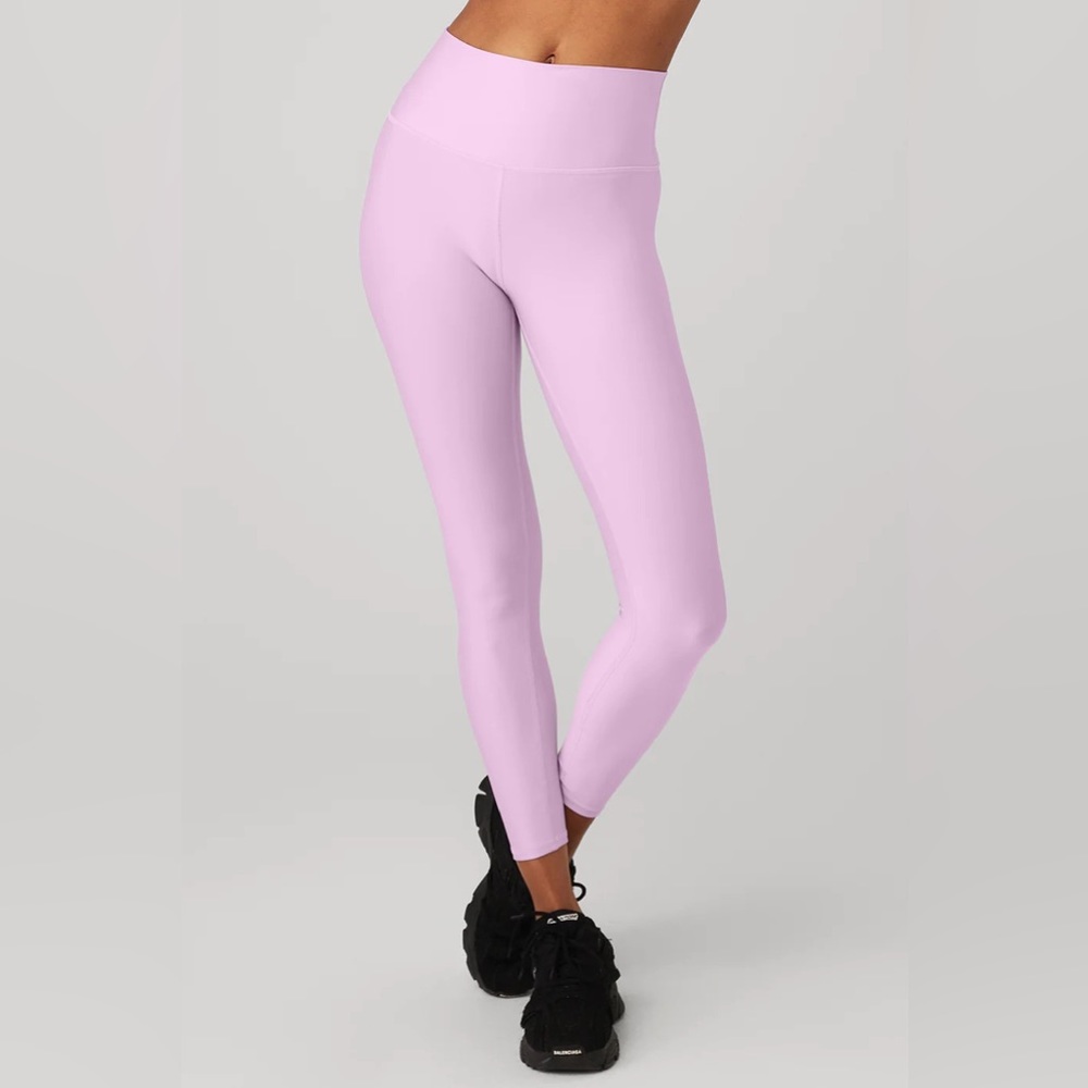 Alo Yoga high waist airlift leggings sugarplum pink
